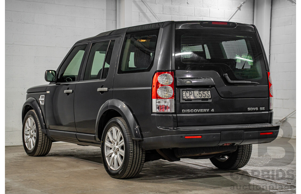 6/2013 Land Rover Discovery 4 3.0 SDV6 SE MY13 4d Wagon Causeway Grey Metallic Twin Turbo Diesel V6 3.0L