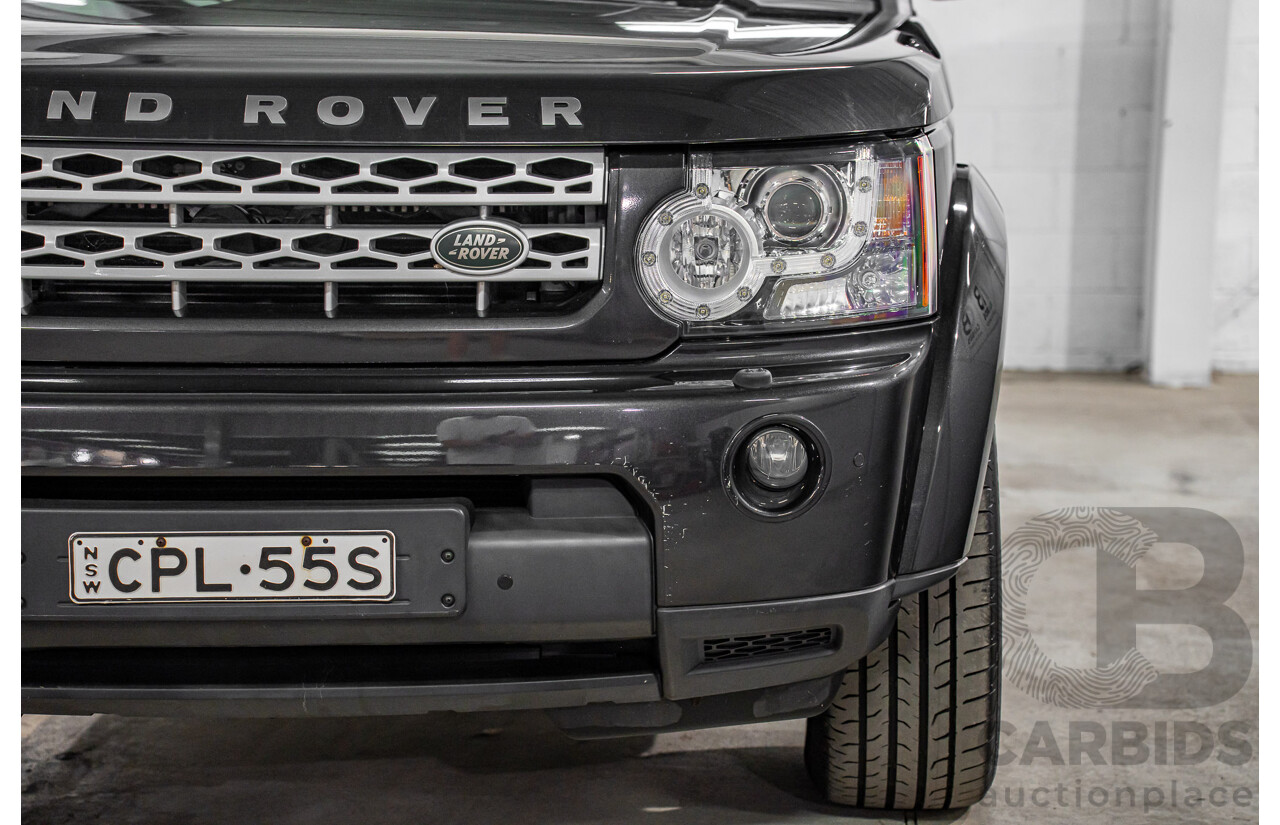 6/2013 Land Rover Discovery 4 3.0 SDV6 SE MY13 4d Wagon Causeway Grey Metallic Twin Turbo Diesel V6 3.0L