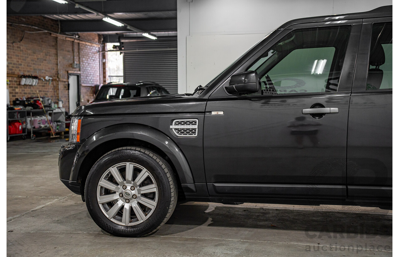 6/2013 Land Rover Discovery 4 3.0 SDV6 SE MY13 4d Wagon Causeway Grey Metallic Twin Turbo Diesel V6 3.0L