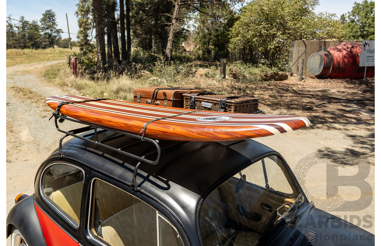 8/1970 Volkswagen Beetle 2d Sedan Black / Red 1.6L - Modified