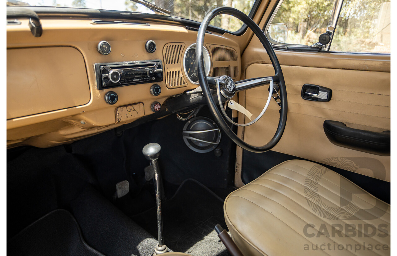 8/1970 Volkswagen Beetle 2d Sedan Black / Red 1.6L - Modified