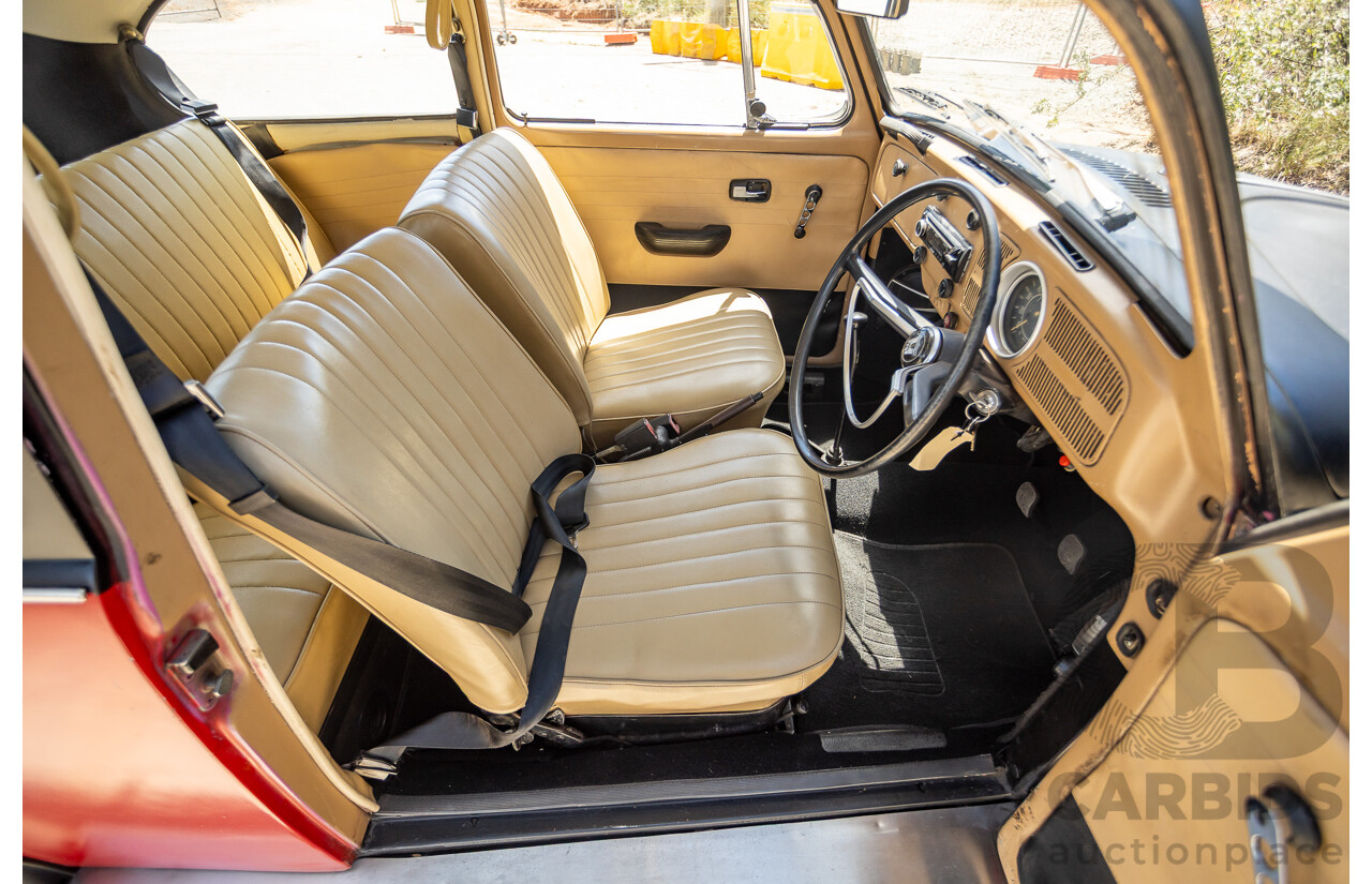 8/1970 Volkswagen Beetle 2d Sedan Black / Red 1.6L - Modified