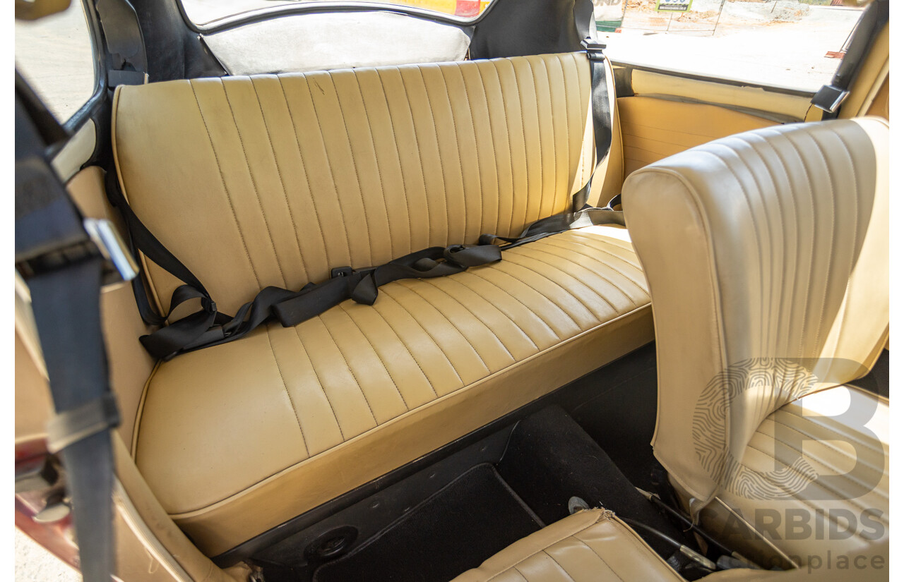 8/1970 Volkswagen Beetle 2d Sedan Black / Red 1.6L - Modified