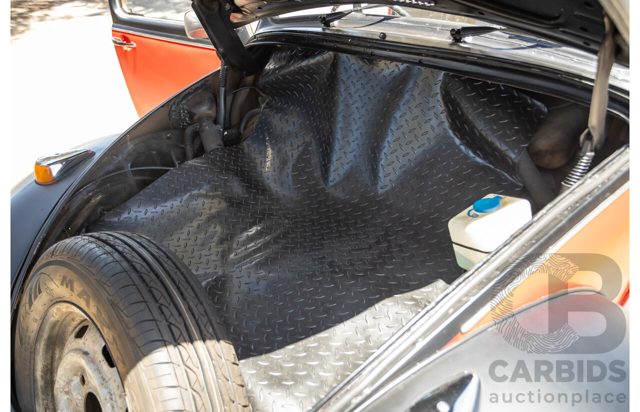 8/1970 Volkswagen Beetle 2d Sedan Black / Red 1.6L - Modified