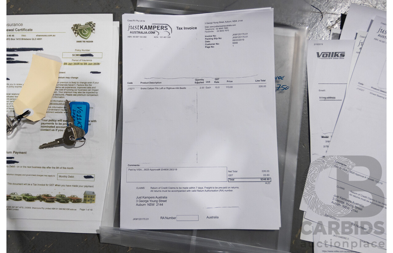 8/1970 Volkswagen Beetle 2d Sedan Black / Red 1.6L - Modified