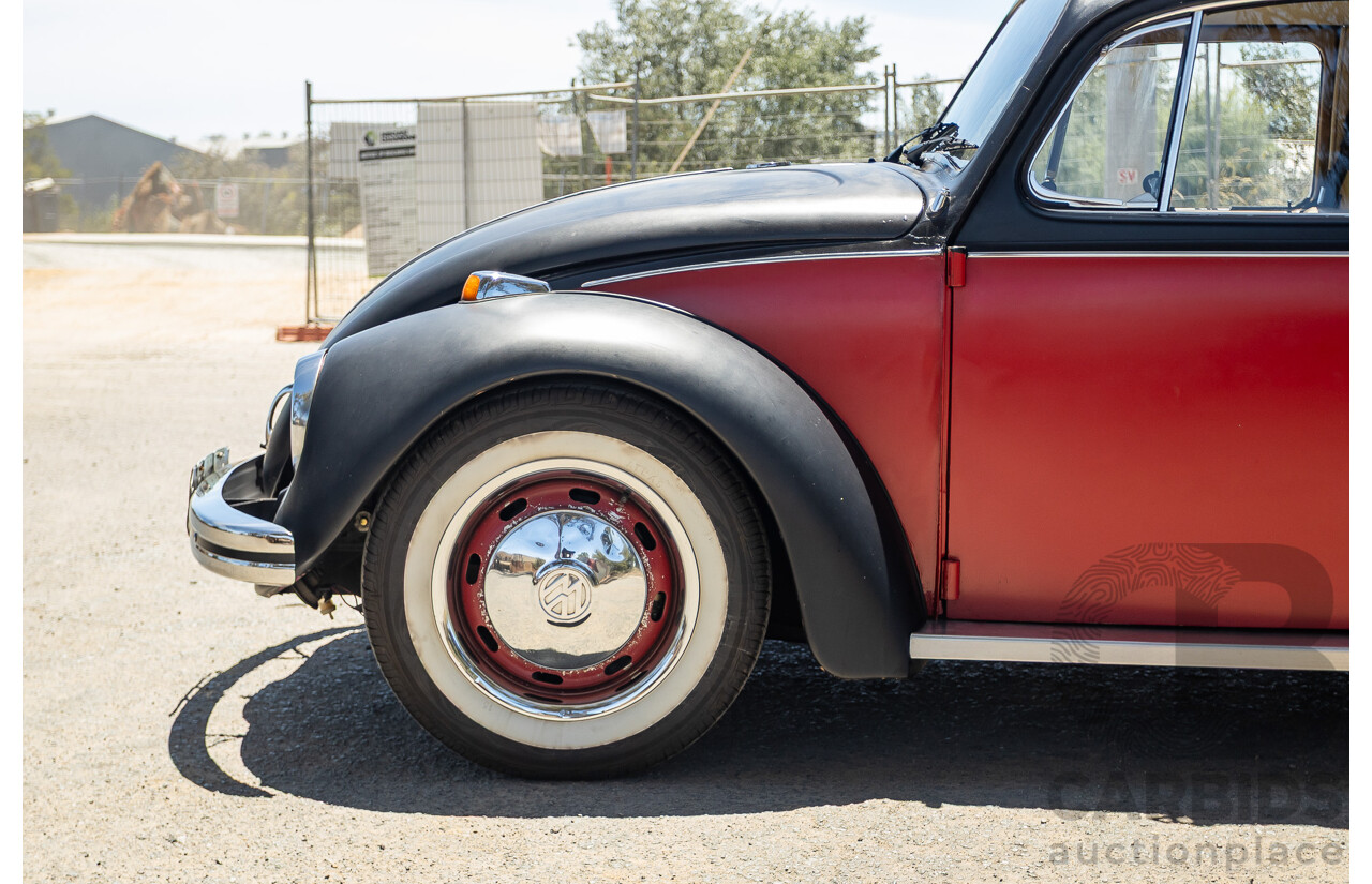 8/1970 Volkswagen Beetle 2d Sedan Black / Red 1.6L - Modified