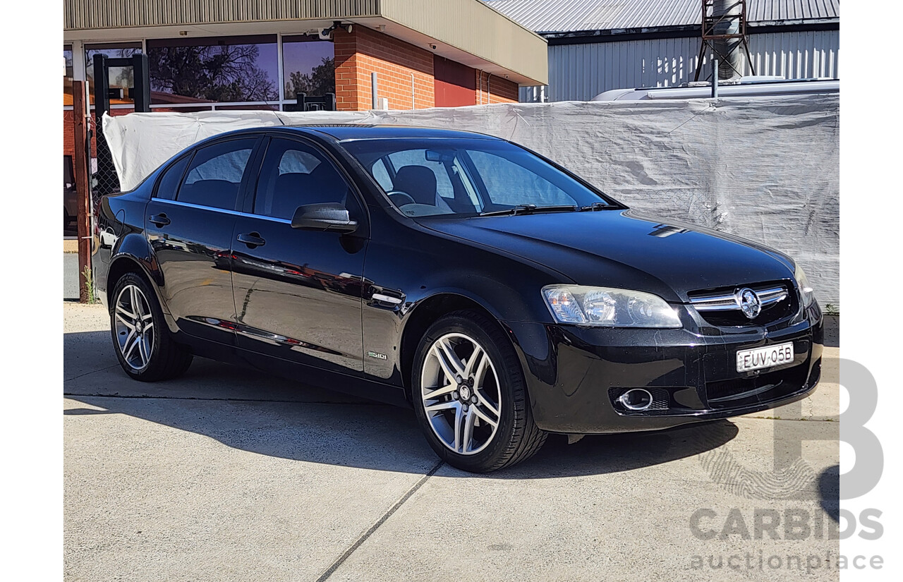 2/2010 Holden Berlina  VE MY10 4d Sedan Black 3.0L