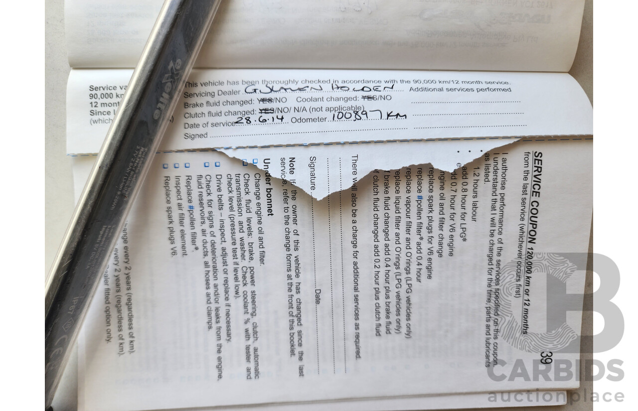 2/2010 Holden Berlina  VE MY10 4d Sedan Black 3.0L