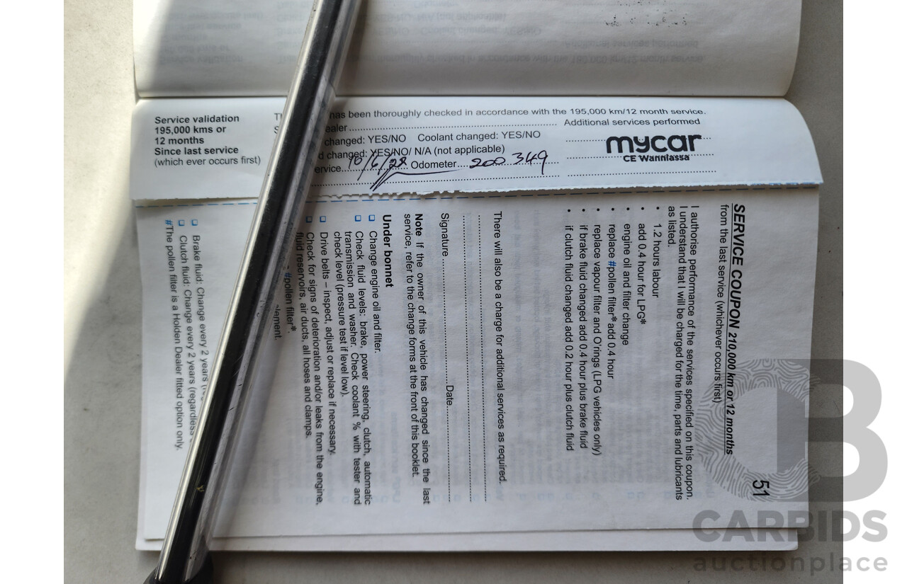 2/2010 Holden Berlina  VE MY10 4d Sedan Black 3.0L