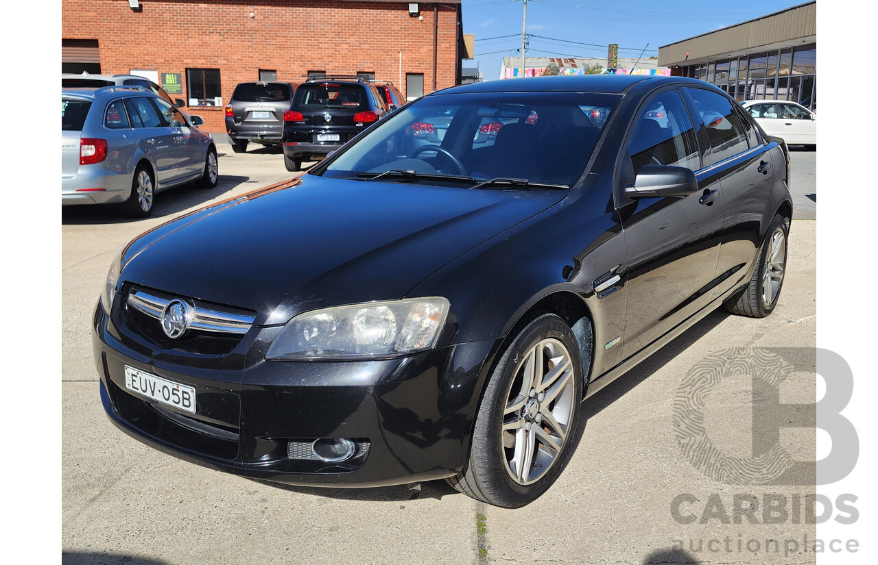 2/2010 Holden Berlina  VE MY10 4d Sedan Black 3.0L