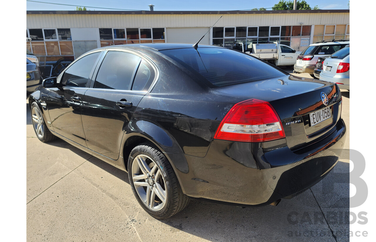 2/2010 Holden Berlina  VE MY10 4d Sedan Black 3.0L