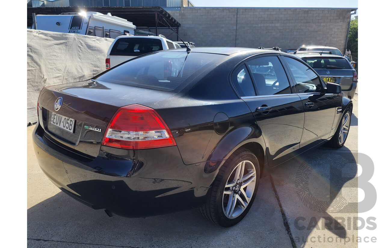 2/2010 Holden Berlina  VE MY10 4d Sedan Black 3.0L