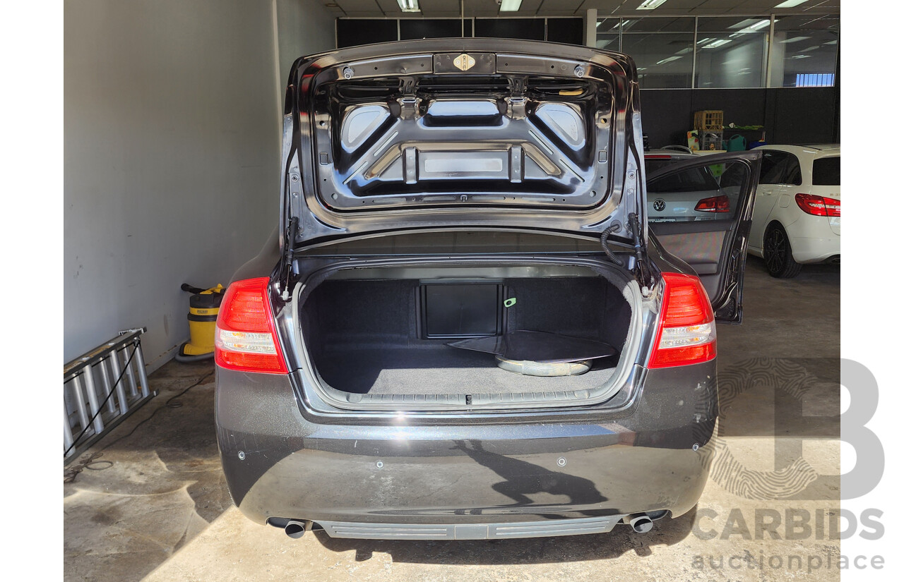 2/2010 Holden Berlina  VE MY10 4d Sedan Black 3.0L