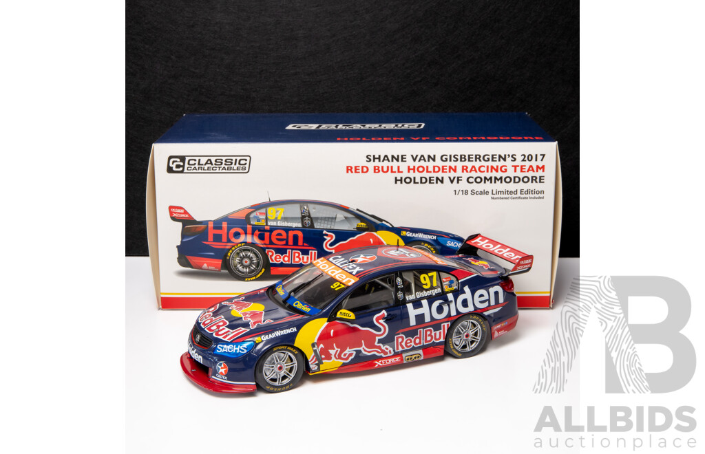 Classic Carlectables 2015 Holden VF Commodore Red Bull Racing Shane Van Gisbergen #97 COA 640/1000 - 1:18 Scale Model Car