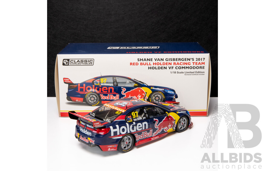 Classic Carlectables 2015 Holden VF Commodore Red Bull Racing Shane Van Gisbergen #97 COA 640/1000 - 1:18 Scale Model Car