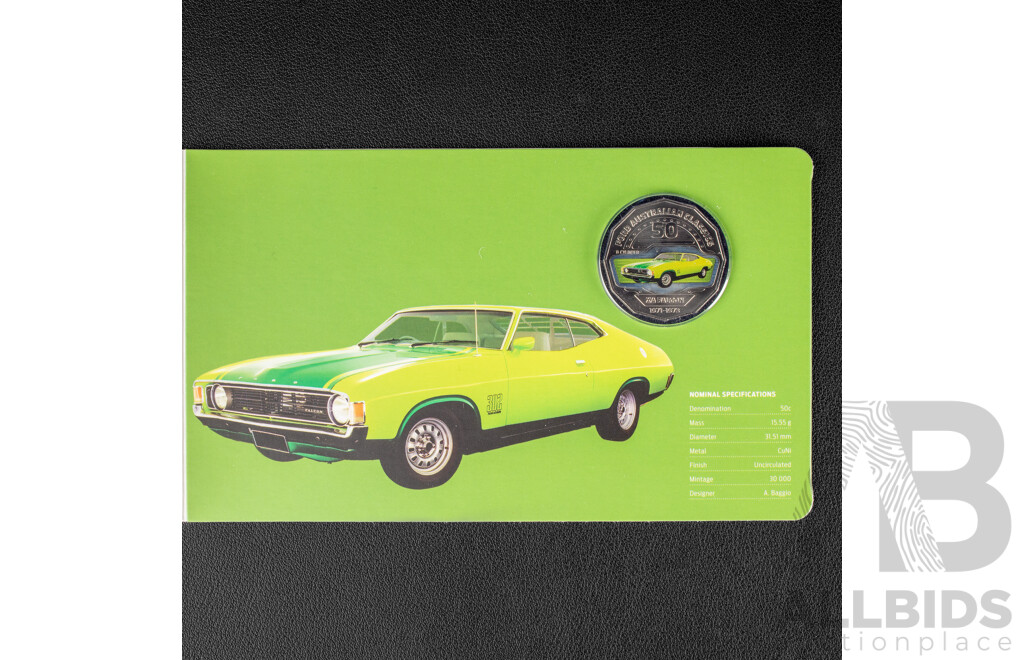 Australian RAM 2017 Ford Classic Collection 1925-2016 Set of Eleven Uncirculated Fifty Cent Coins