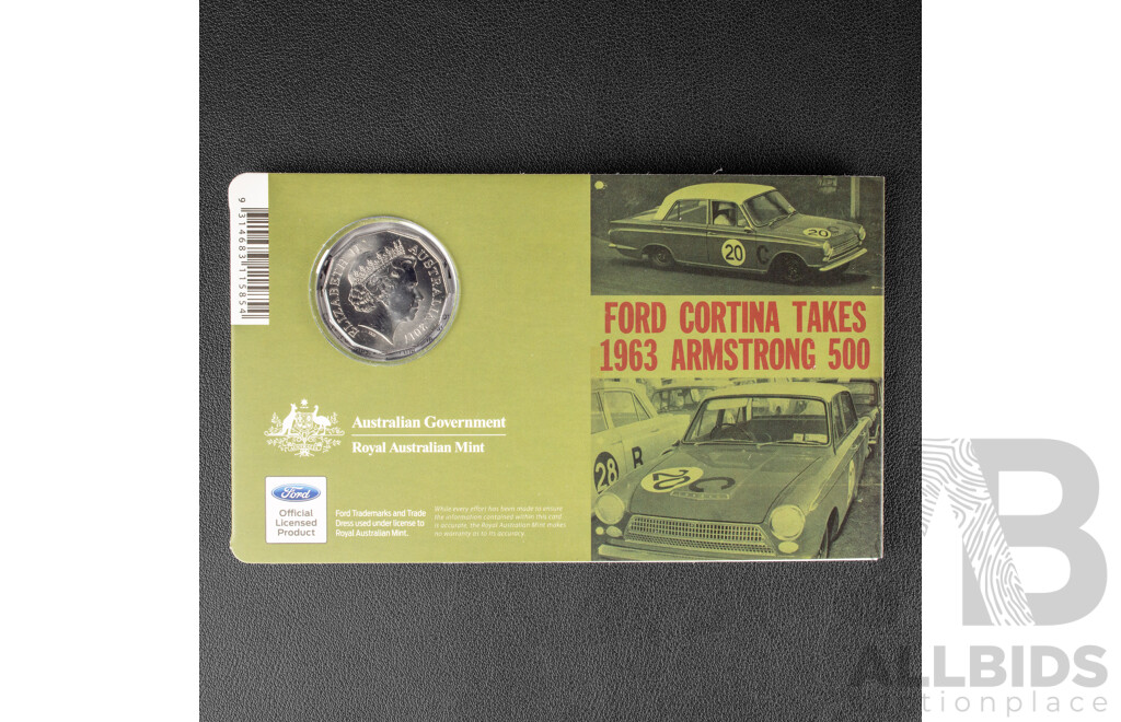 Australian RAM 2017 Ford Classic Collection 1925-2016 Set of Eleven Uncirculated Fifty Cent Coins