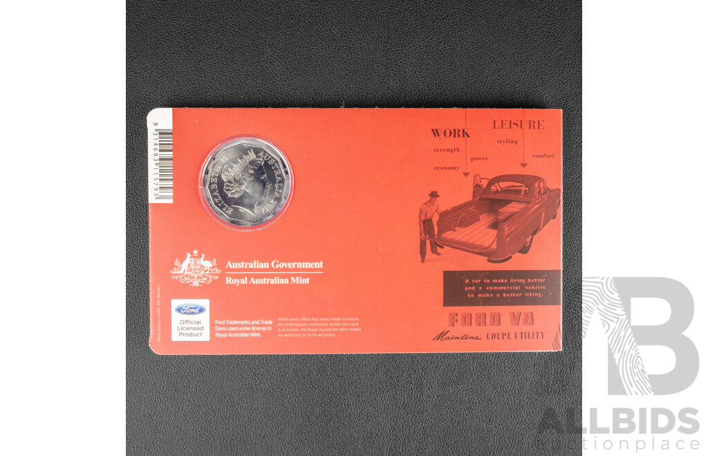 Australian RAM 2017 Ford Classic Collection 1925-2016 Set of Eleven Uncirculated Fifty Cent Coins
