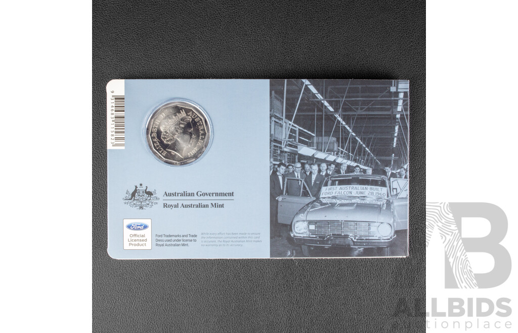 Australian RAM 2017 Ford Classic Collection 1925-2016 Set of Eleven Uncirculated Fifty Cent Coins