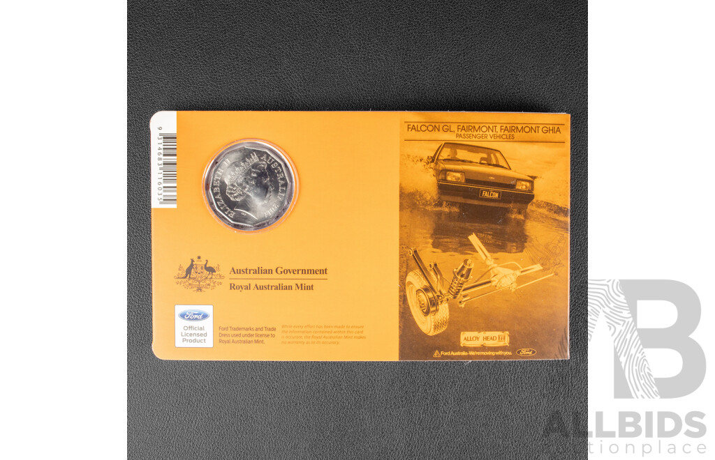 Australian RAM 2017 Ford Classic Collection 1925-2016 Set of Eleven Uncirculated Fifty Cent Coins