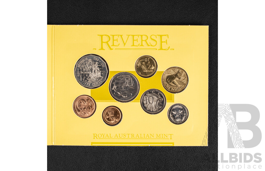 Australian RAM 1988 Eight UNC Coin Set, Bicentennial