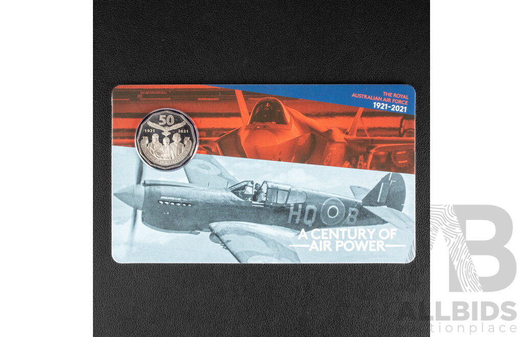 Australian RAM 2021 Commemorative Fifty Cent Coin Set, Royal Australian Air Force Centenary