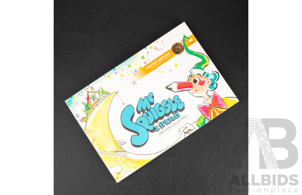 Australian RAM 2019 Commemorative Coin Collection, Limited Edition Mr Squiggle & Friends