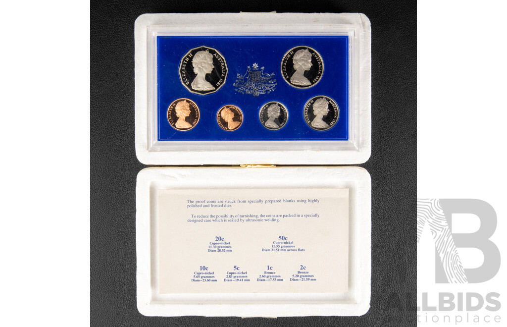 Australian RAM 1981 Six Proof Coin Set