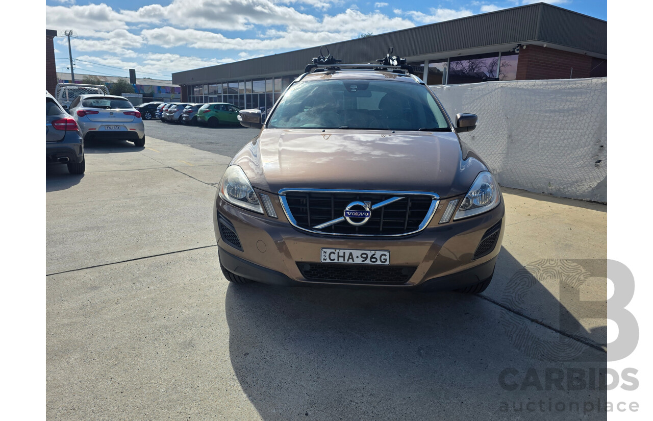 8/2012 Volvo XC60 T5 DZ MY13 4d Wagon Terra Bronze Metallic Turbo 2.0L