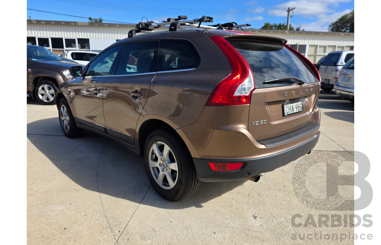 8/2012 Volvo XC60 T5 DZ MY13 4d Wagon Terra Bronze Metallic Turbo 2.0L