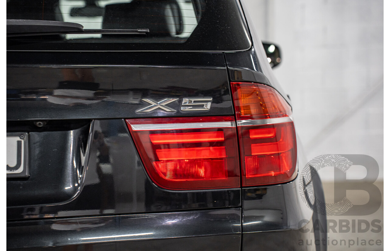 7/2010 BMW X5 xDrive40d Sport E70 MY10 4d Wagon Black Sapphire Metallic Twin Turbo Diesel 3.0L