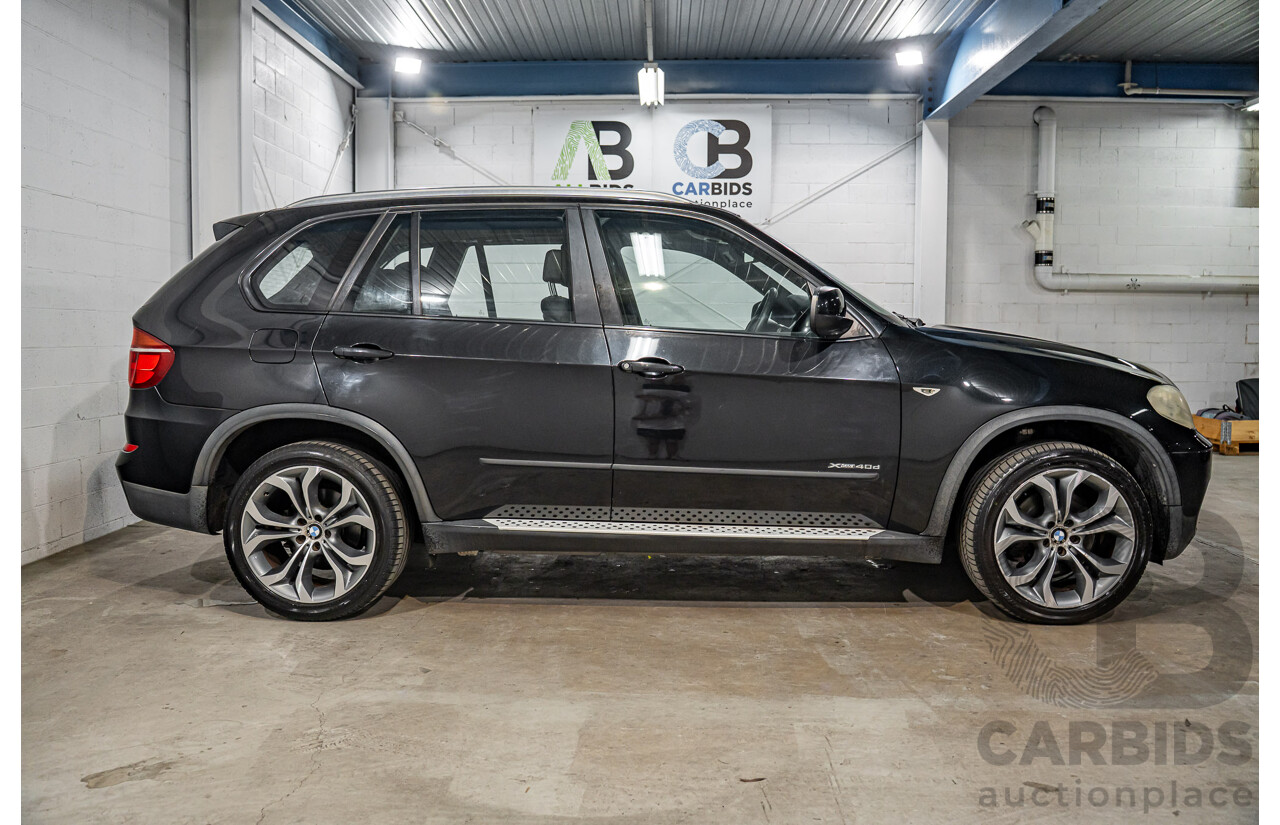 7/2010 BMW X5 xDrive40d Sport E70 MY10 4d Wagon Black Sapphire Metallic Twin Turbo Diesel 3.0L
