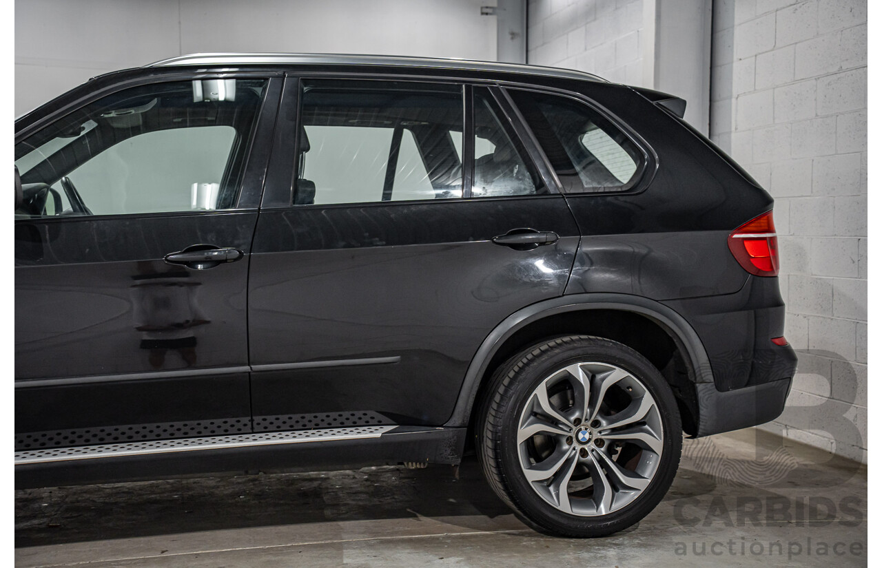 7/2010 BMW X5 xDrive40d Sport E70 MY10 4d Wagon Black Sapphire Metallic Twin Turbo Diesel 3.0L