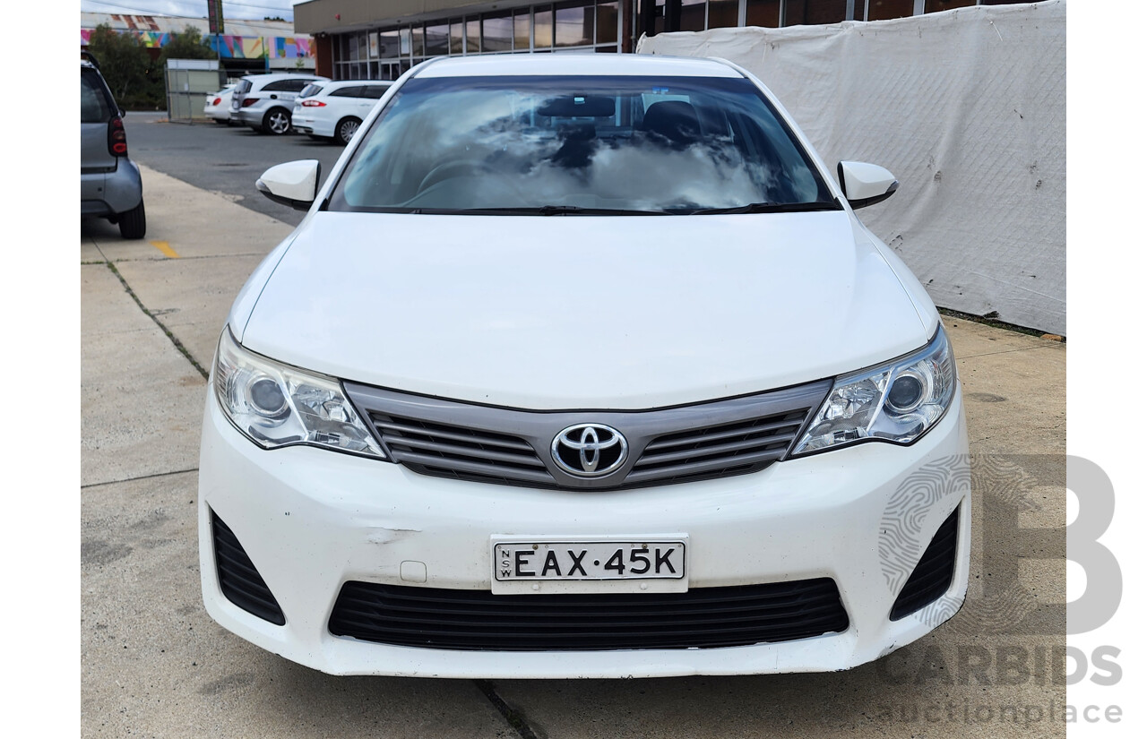7/2014 Toyota Camry Altise ASV50R 4d Sedan White 2.5L