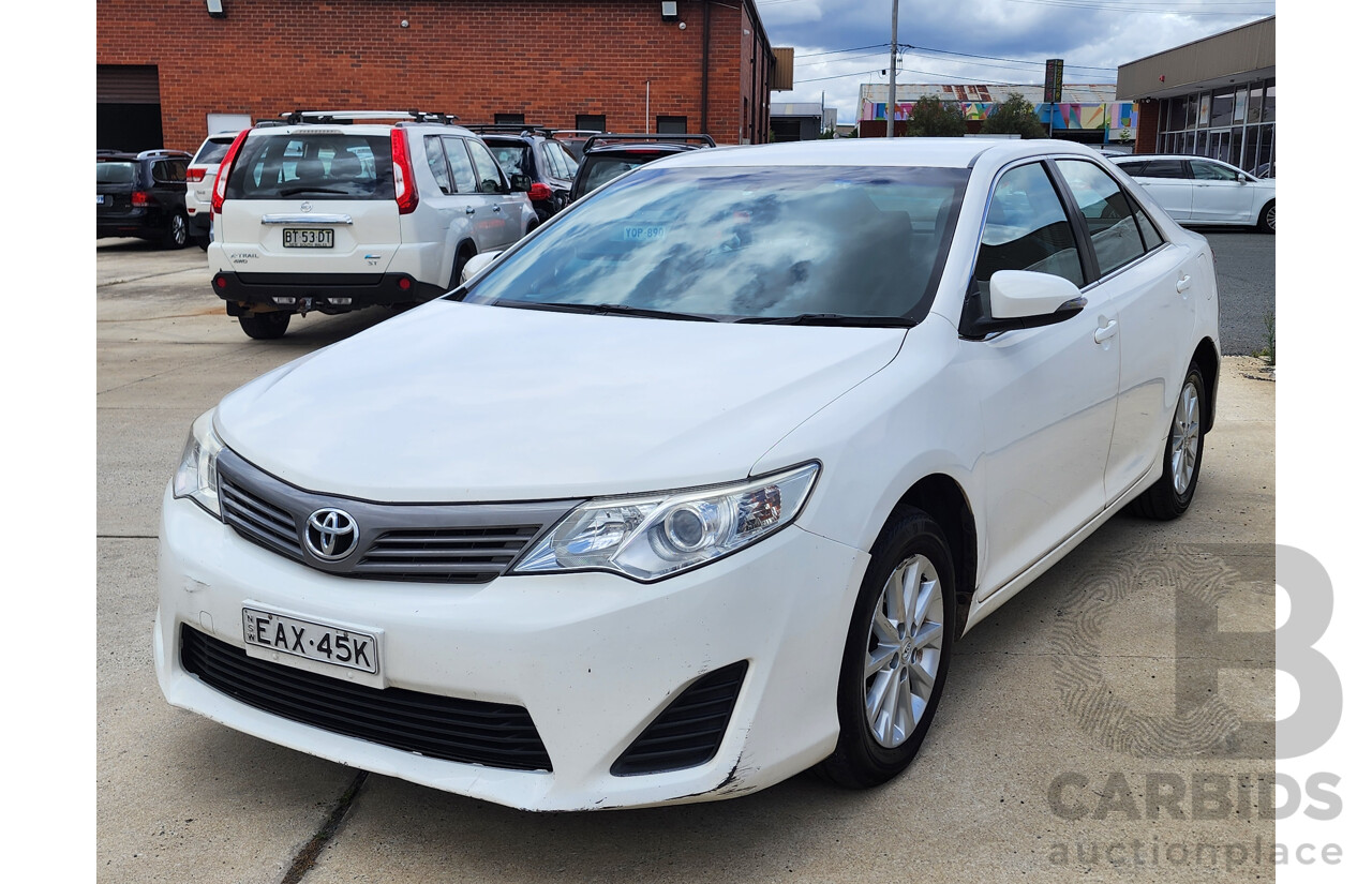 7/2014 Toyota Camry Altise ASV50R 4d Sedan White 2.5L