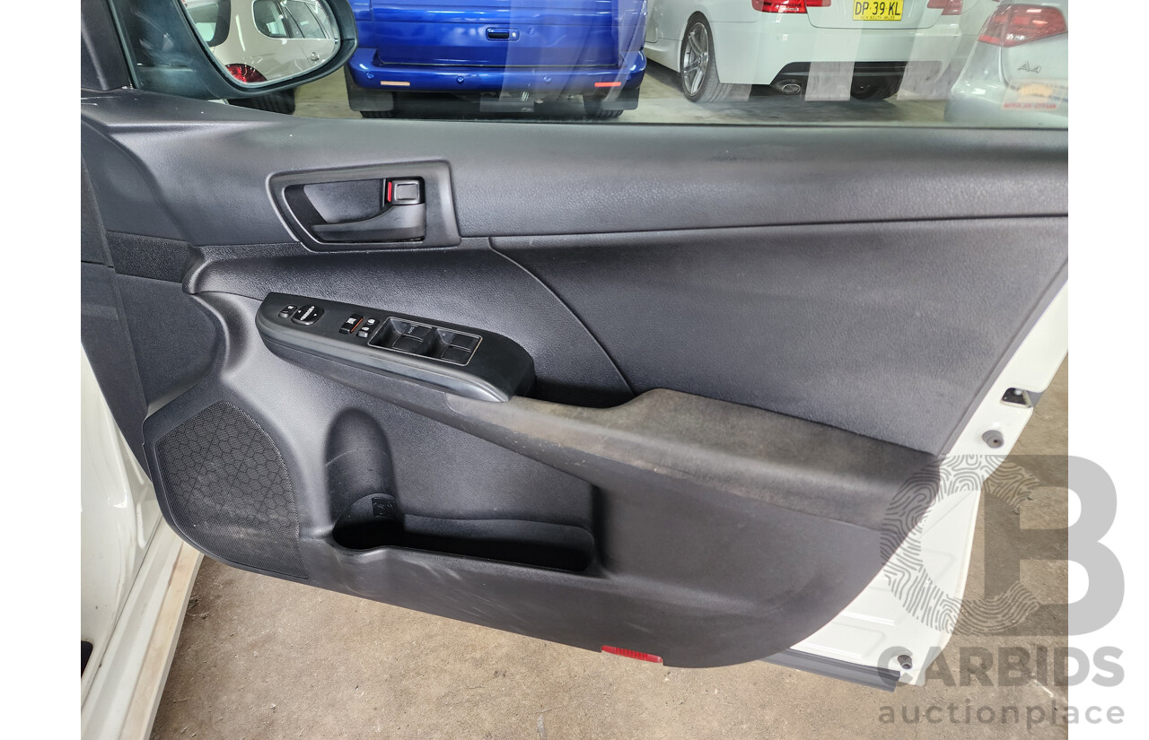 7/2014 Toyota Camry Altise ASV50R 4d Sedan White 2.5L