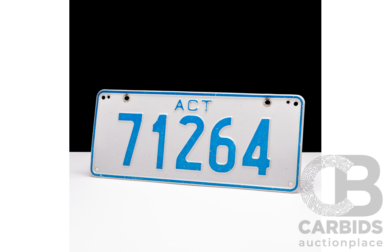 ACT 5-Digit Number Plate - 71264