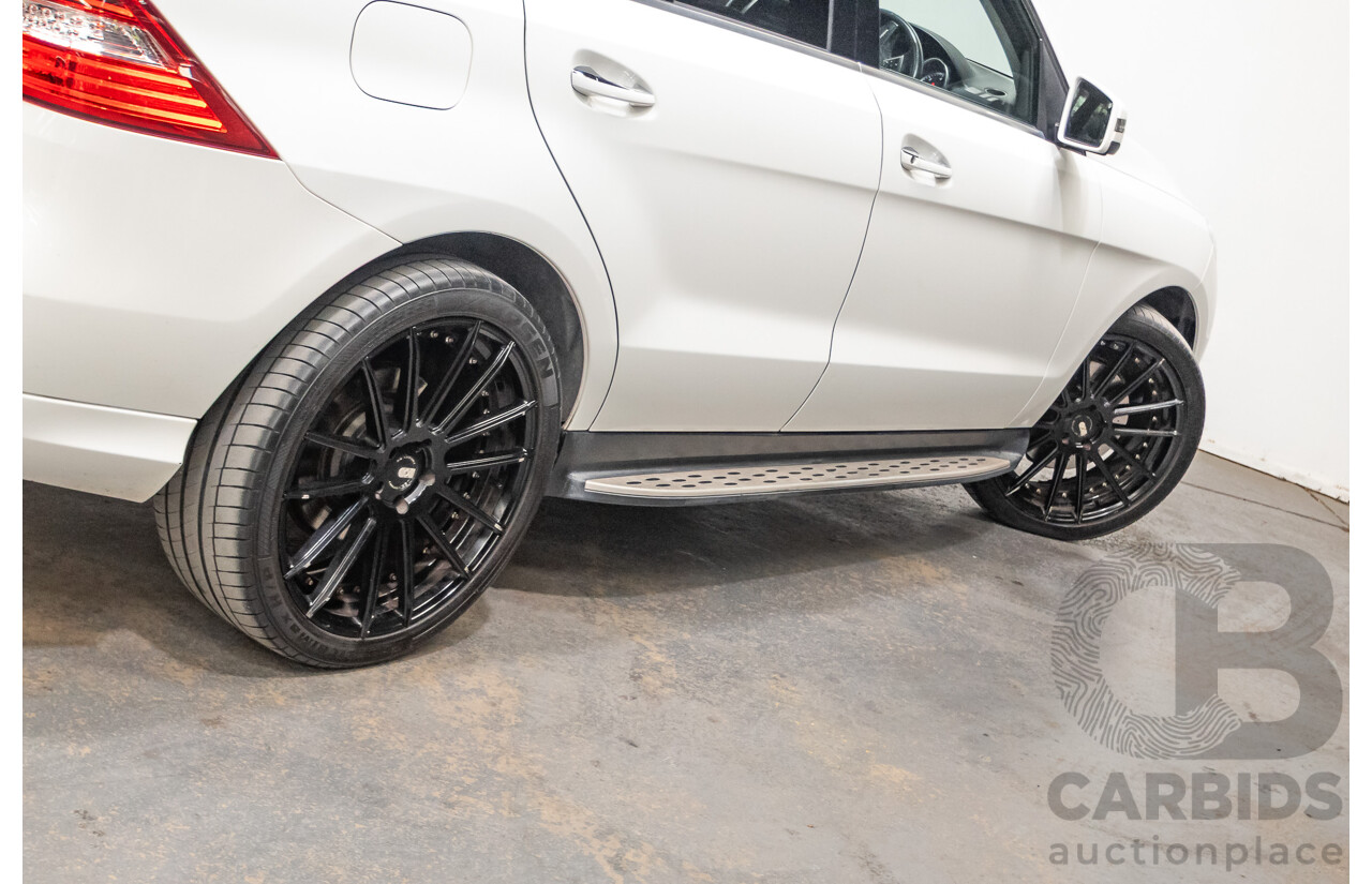 04/2014 Mercedes-Benz ML 250CDI BLUETEC (AWD) 166 MY14 4D Wagon Polar White Turbo Diesel 2.1L
