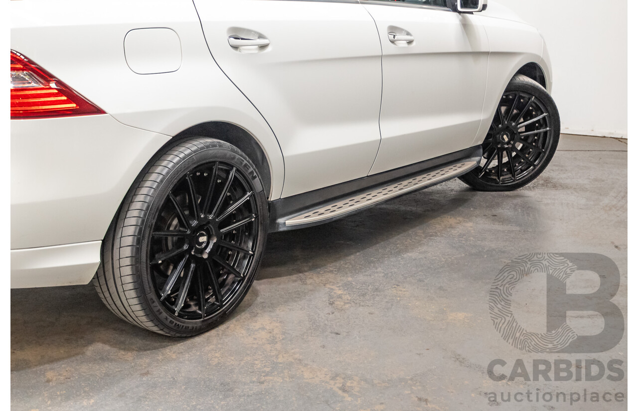 04/2014 Mercedes-Benz ML 250CDI BLUETEC (AWD) 166 MY14 4D Wagon Polar White Turbo Diesel 2.1L