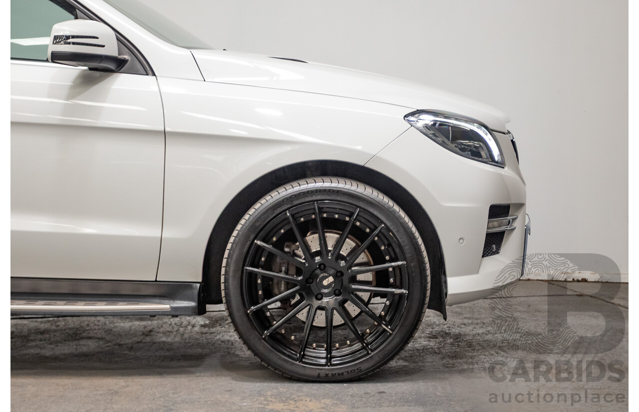 04/2014 Mercedes-Benz ML 250CDI BLUETEC (AWD) 166 MY14 4D Wagon Polar White Turbo Diesel 2.1L