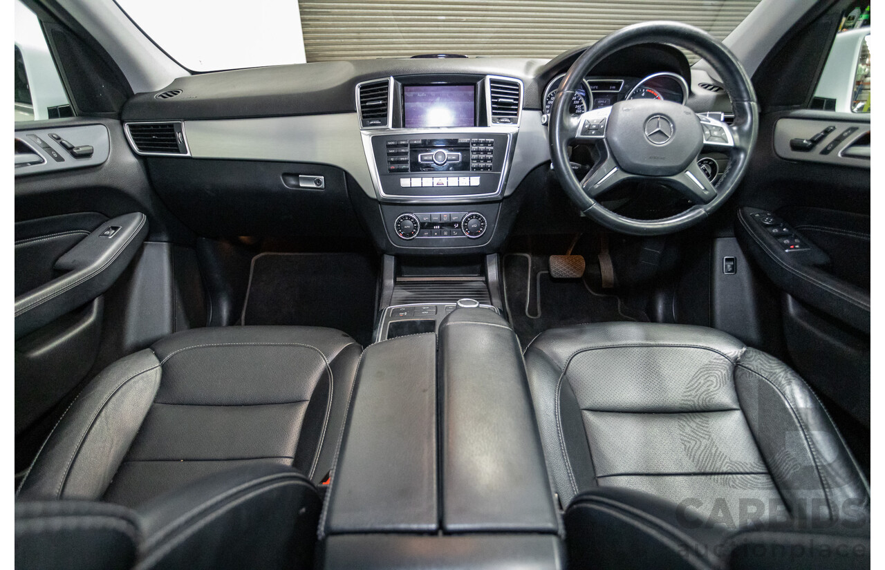 04/2014 Mercedes-Benz ML 250CDI BLUETEC (AWD) 166 MY14 4D Wagon Polar White Turbo Diesel 2.1L