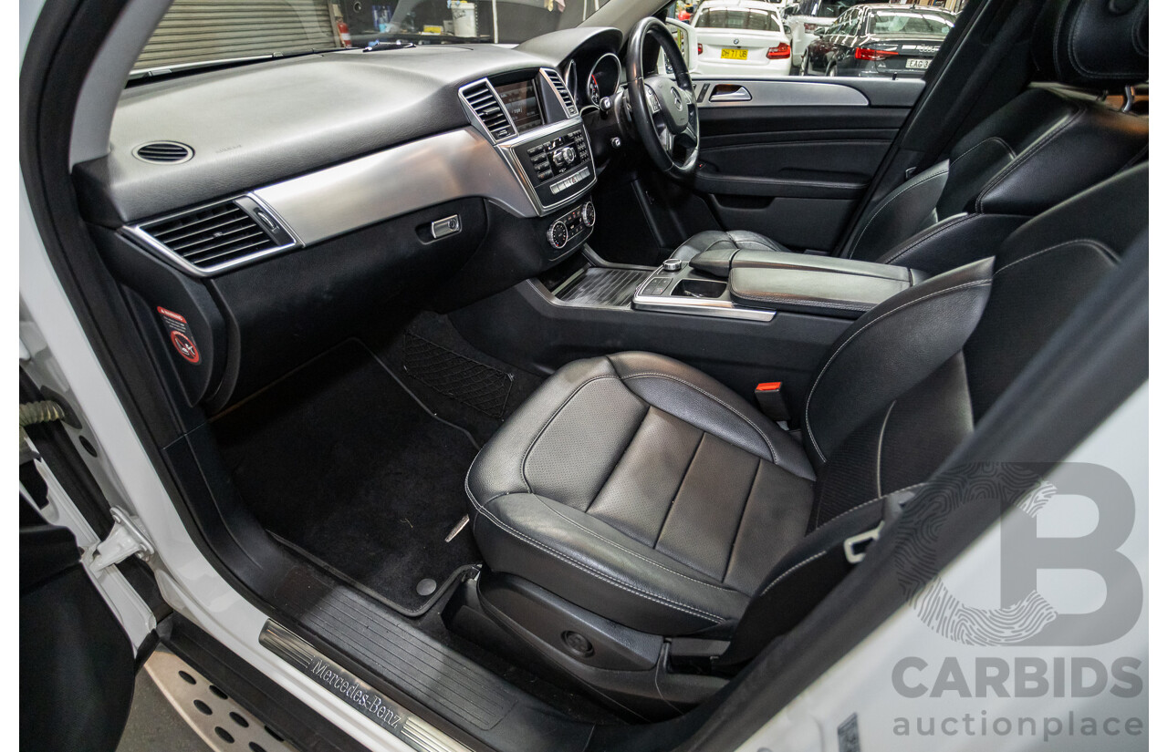 04/2014 Mercedes-Benz ML 250CDI BLUETEC (AWD) 166 MY14 4D Wagon Polar White Turbo Diesel 2.1L