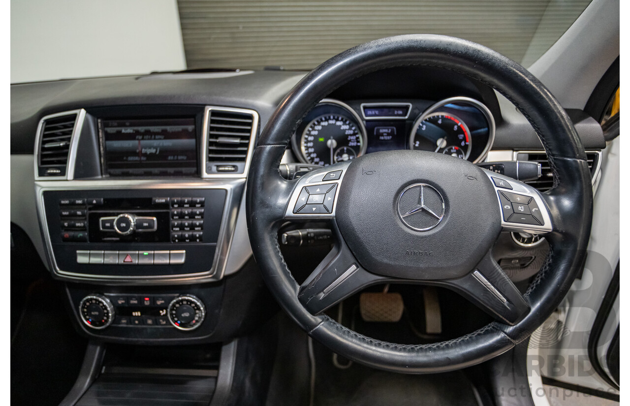 04/2014 Mercedes-Benz ML 250CDI BLUETEC (AWD) 166 MY14 4D Wagon Polar White Turbo Diesel 2.1L