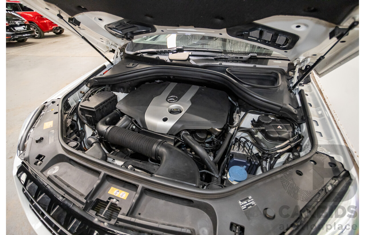 04/2014 Mercedes-Benz ML 250CDI BLUETEC (AWD) 166 MY14 4D Wagon Polar White Turbo Diesel 2.1L