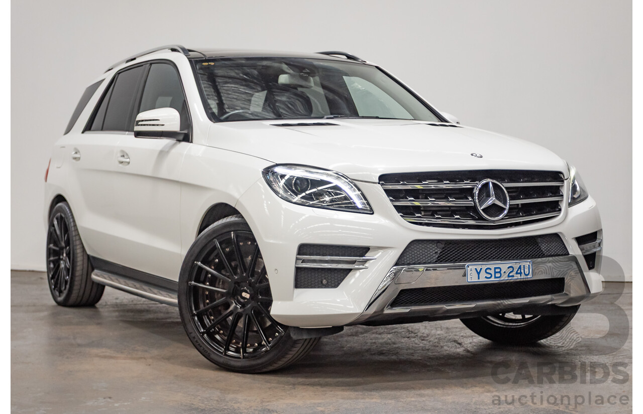 04/2014 Mercedes-Benz ML 250CDI BLUETEC (AWD) 166 MY14 4D Wagon Polar White Turbo Diesel 2.1L