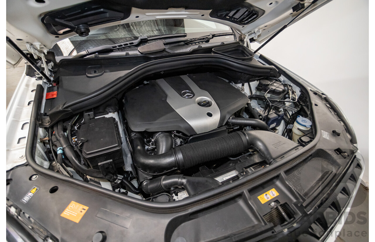 04/2014 Mercedes-Benz ML 250CDI BLUETEC (AWD) 166 MY14 4D Wagon Polar White Turbo Diesel 2.1L