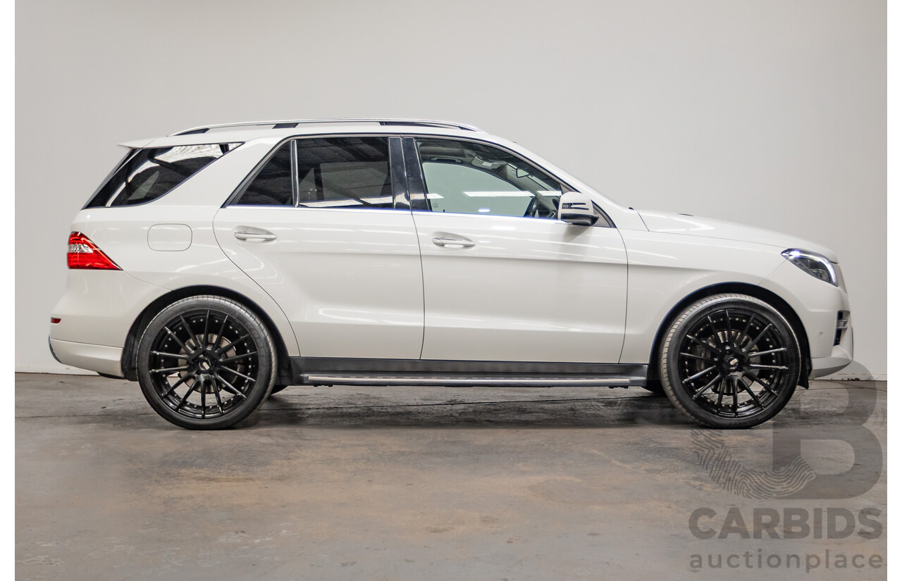 04/2014 Mercedes-Benz ML 250CDI BLUETEC (AWD) 166 MY14 4D Wagon Polar White Turbo Diesel 2.1L