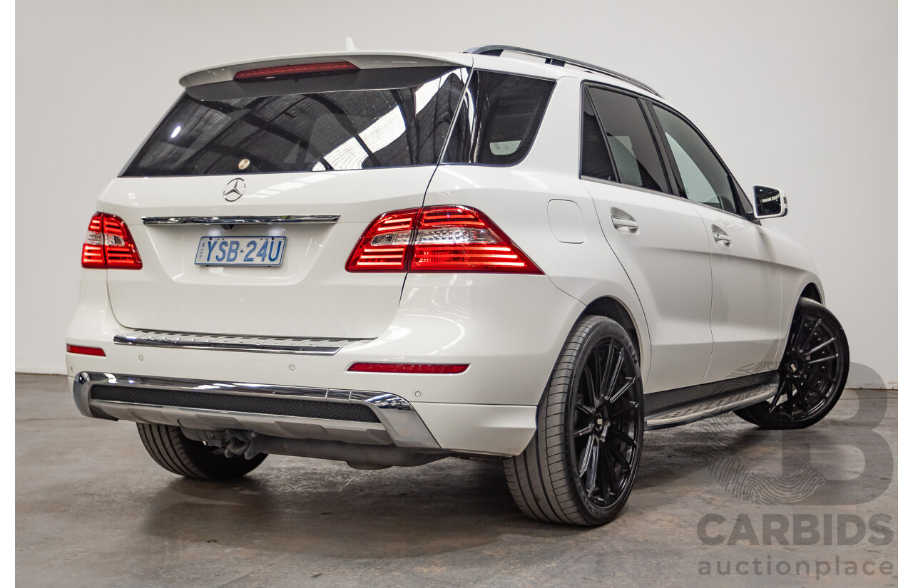 04/2014 Mercedes-Benz ML 250CDI BLUETEC (AWD) 166 MY14 4D Wagon Polar White Turbo Diesel 2.1L