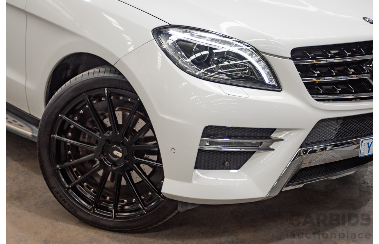 04/2014 Mercedes-Benz ML 250CDI BLUETEC (AWD) 166 MY14 4D Wagon Polar White Turbo Diesel 2.1L