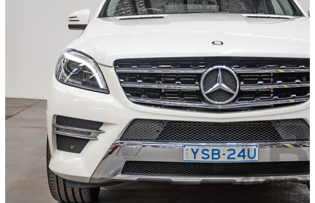 04/2014 Mercedes-Benz ML 250CDI BLUETEC (AWD) 166 MY14 4D Wagon Polar White Turbo Diesel 2.1L